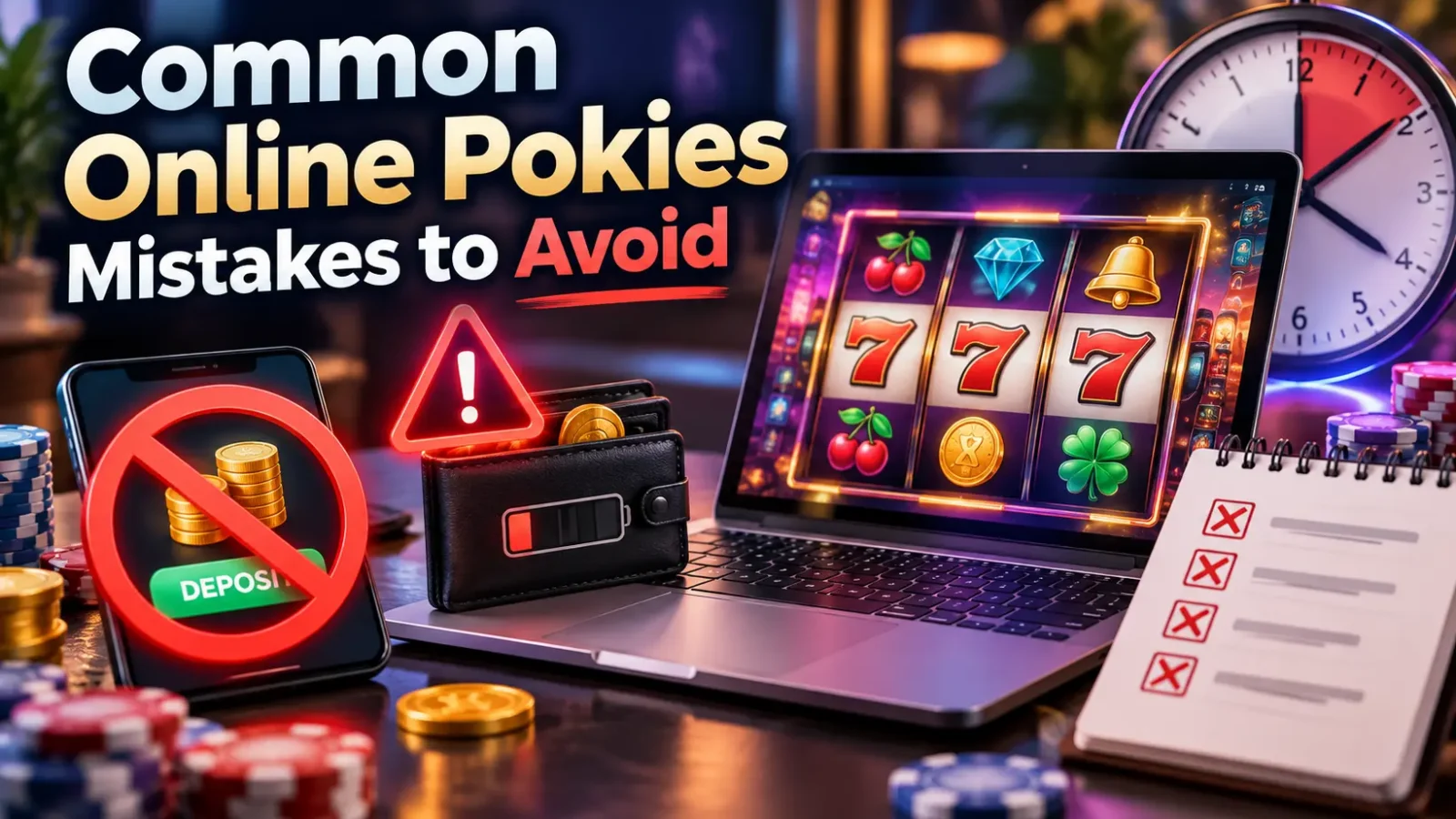 Mistakes to avoid in Online Pokies
