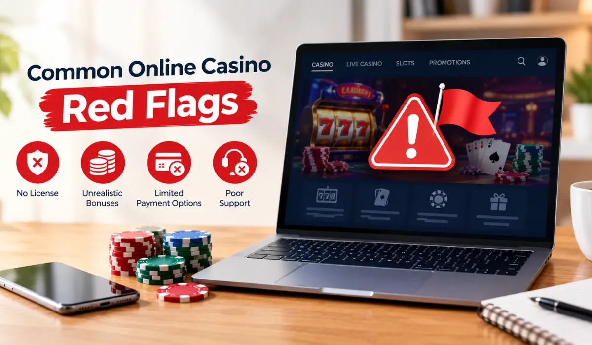 Redflags in Online casino