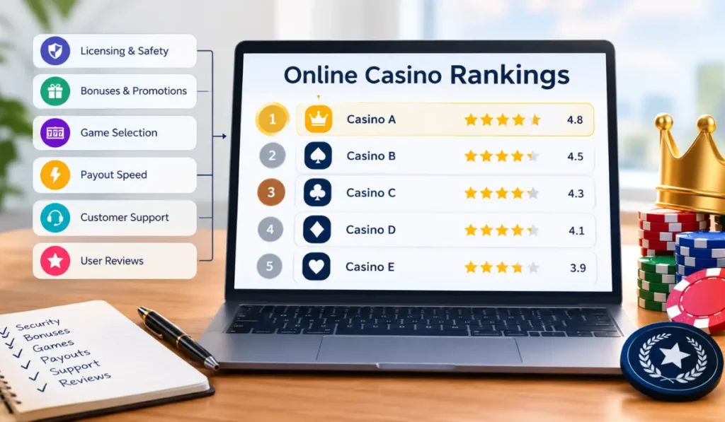 Online Casino Ranking Method