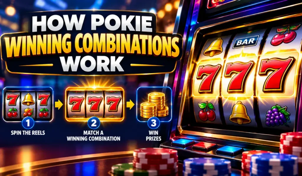How Pokie Winning Combinations Work: Symbols, Paylines, Wilds and Scatters Explained