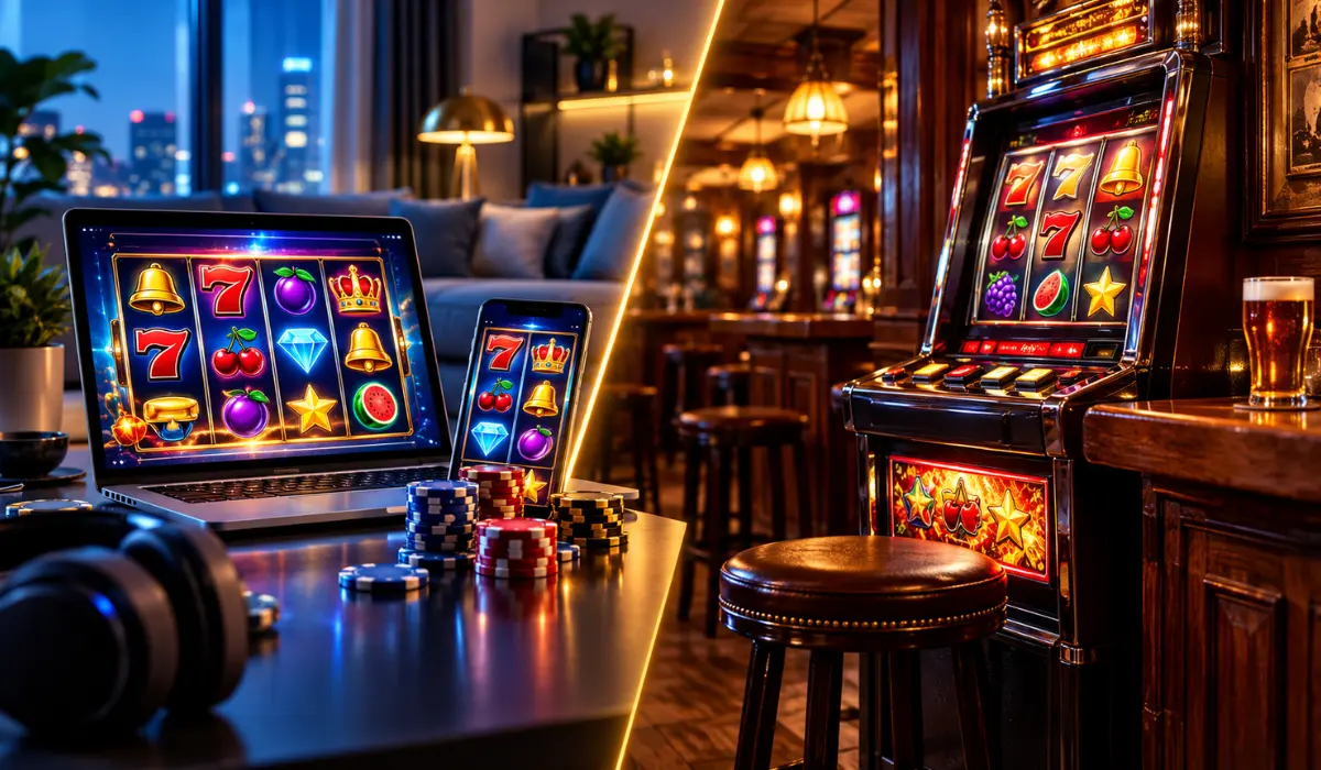 Pub vs Online Pokies